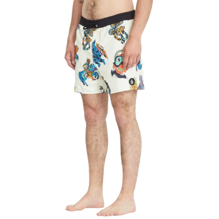 VOLCOM FA BOB MOLLEMA TRUNK 16 BOARDSHORT LIGHT BEIGE - Image 5