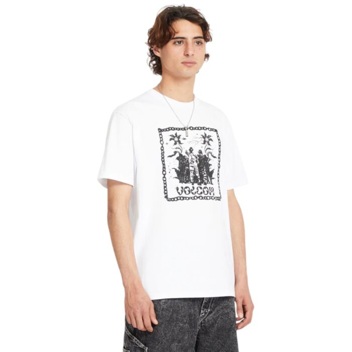 VOLCOM FA FILIP RYGALSKI 1 T-SHIRT WHITE - Image 5