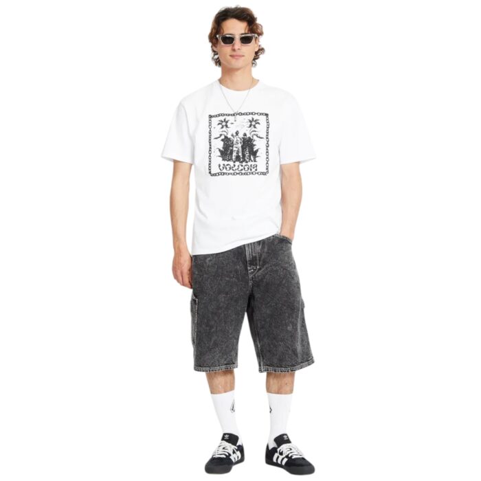 VOLCOM FA FILIP RYGALSKI 1 T-SHIRT WHITE - Image 6