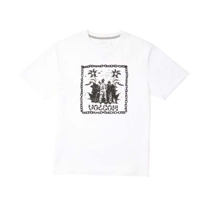 VOLCOM FA FILIP RYGALSKI 1 T-SHIRT WHITE - Image 8
