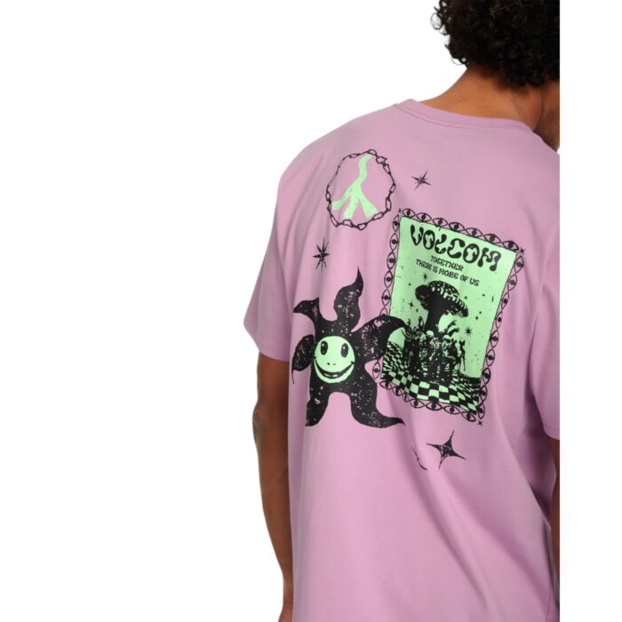 VOLCOM FA FILIP RYGALSKI 2 T-SHIRT STEEL PURPLE - Image 4