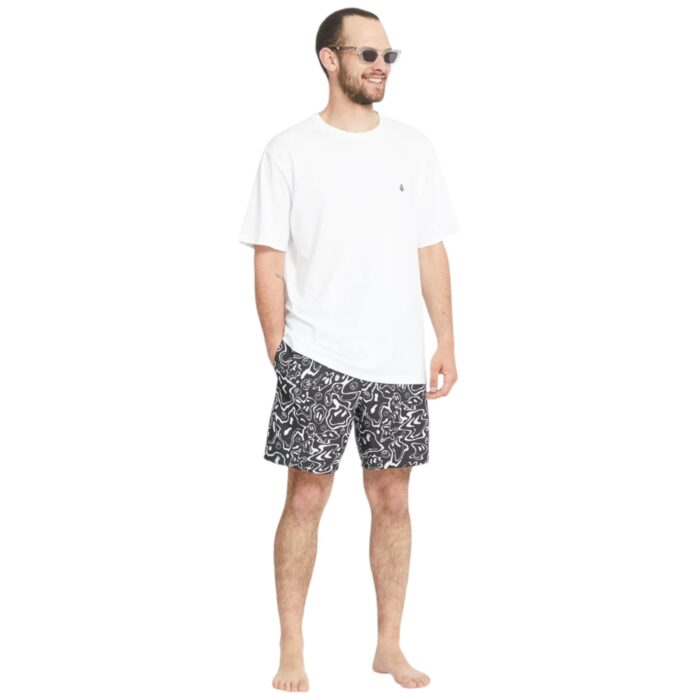 VOLCOM FA FILIP RYGALSKY SMILE TRUNK 17 BOARDSHORT BLACK - Image 5