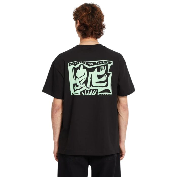 VOLCOM FLOWATCH T-SHIRT BLACK - Image 2