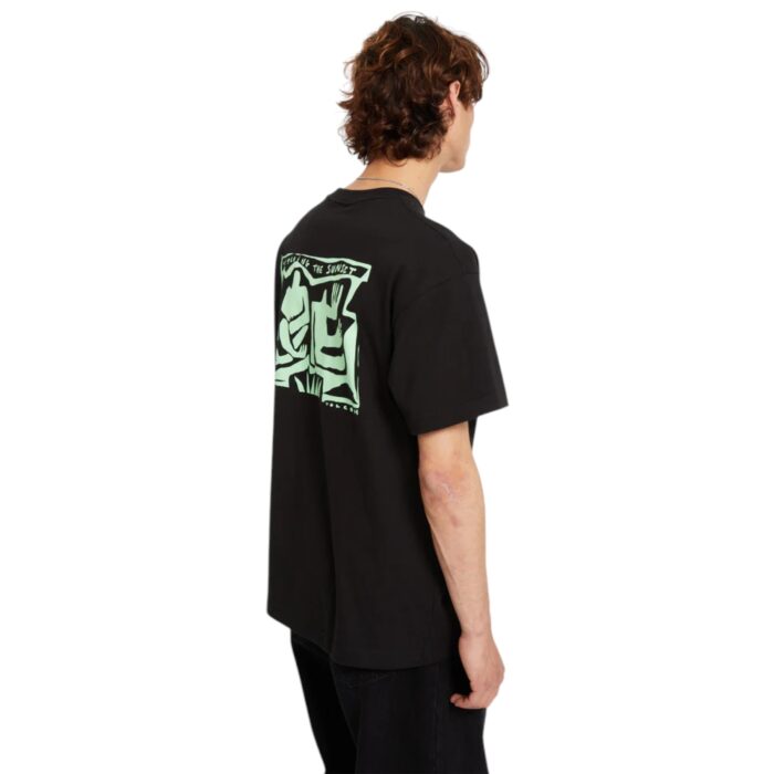 VOLCOM FLOWATCH T-SHIRT BLACK - Image 3