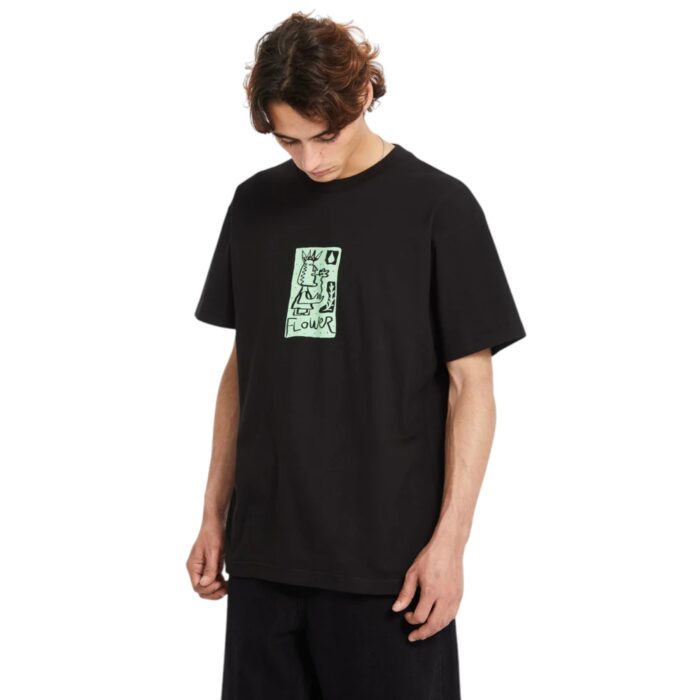 VOLCOM FLOWATCH T-SHIRT BLACK - Image 5