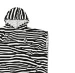VOLCOM HOODED CHANGING TOWEL WHITE BLACK - Image 3
