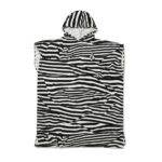 VOLCOM HOODED CHANGING TOWEL WHITE BLACK