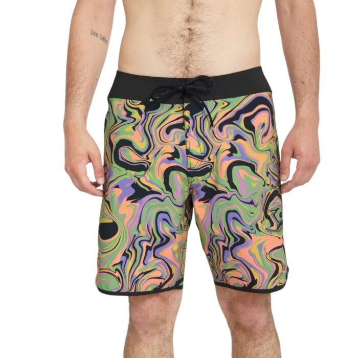 VOLCOM INFUSE SCALLOP MOD 19 BOARDSHORT STEEL PURPLE - Image 4