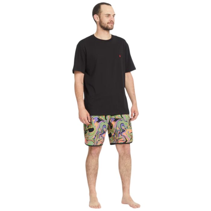 VOLCOM INFUSE SCALLOP MOD 19 BOARDSHORT STEEL PURPLE - Image 6