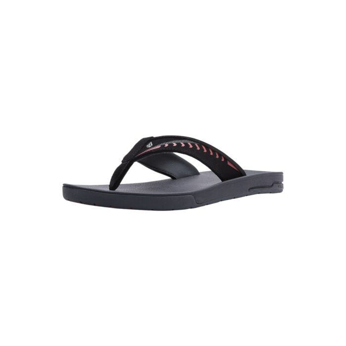 VOLCOM JACK ROBINSON SANDALS BLACK RED - Image 4