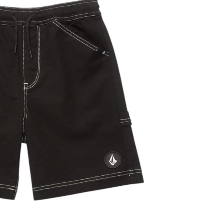 VOLCOM KIDS KRAFTER KOMBAT SHORT BLACK - Image 3