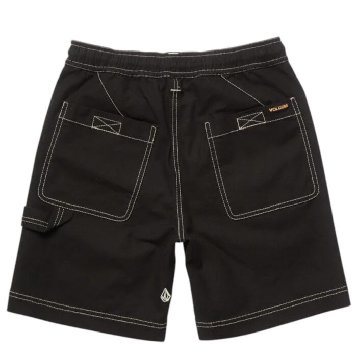 VOLCOM KIDS KRAFTER KOMBAT SHORT BLACK - Image 2