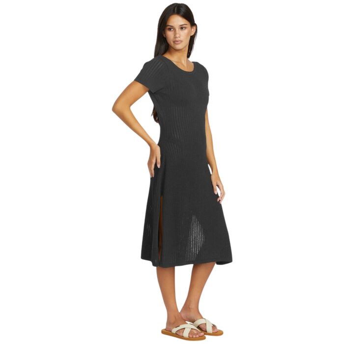VOLCOM MESHY BEACH COVER UP BLACK - Image 6