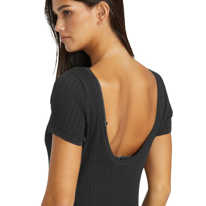 VOLCOM MESHY BEACH COVER UP BLACK - Image 3