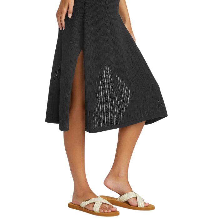 VOLCOM MESHY BEACH COVER UP BLACK - Image 4