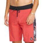 VOLCOM MINGLE MOD TECH 20 BOARDSHORT CRANBERRY - Image 6