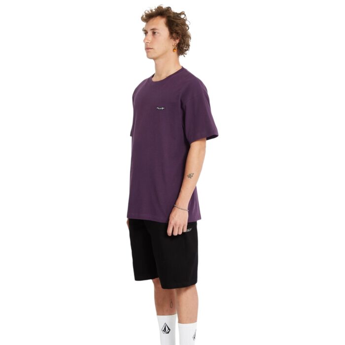 VOLCOM PISTOL STONE T-SHIRT GRAPE ROYAL - Image 5