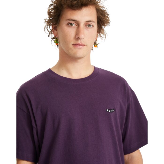 VOLCOM PISTOL STONE T-SHIRT GRAPE ROYAL - Image 4