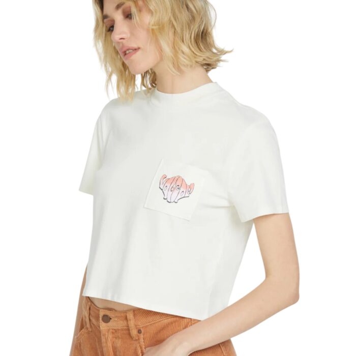 VOLCOM POCKET DIAL T-SHIRT BONE - Image 4