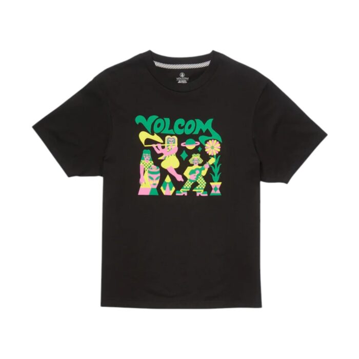 VOLCOM RADICAL DAZE UP T-SHIRT BLACK - Image 6