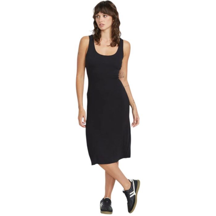 VOLCOM RIZZLED DRESS BLACK - Image 3