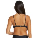 VOLCOM SIMPLY SEAMLESS BIKINI TOP BLACK - Image 3