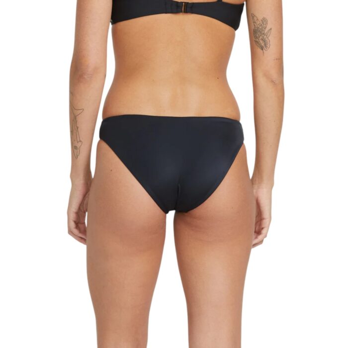 VOLCOM SIMPLY SEAMLESS FULL BIKINI BOTTOM BLACK - Image 3