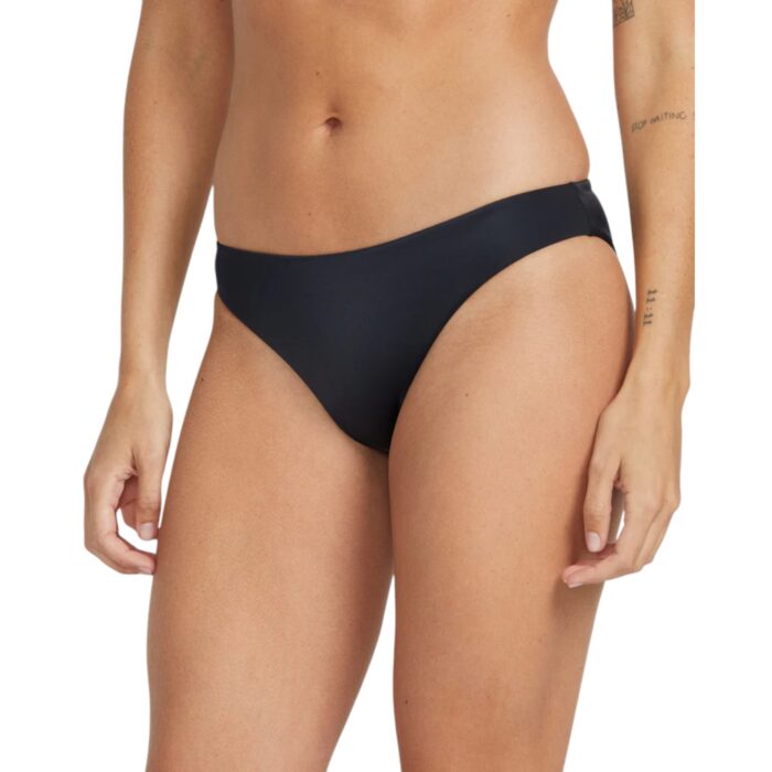VOLCOM SIMPLY SEAMLESS FULL BIKINI BOTTOM BLACK - Image 4