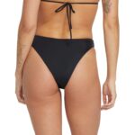 VOLCOM SIMPLY SEAMLESS SKIMPY BIKINI BOTTOM BLACK - Image 3