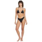 VOLCOM SIMPLY SEAMLESS SKIMPY BIKINI BOTTOM BLACK