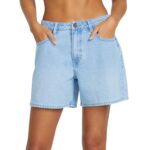 VOLCOM STONED BOYFRIEND SHORT BLUE BIRD - Image 4