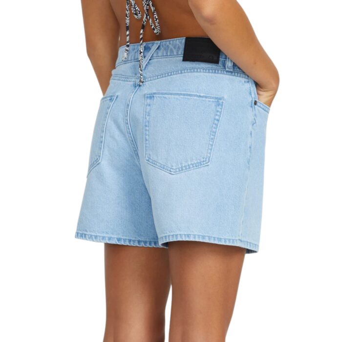 VOLCOM STONED BOYFRIEND SHORT BLUE BIRD - Image 5