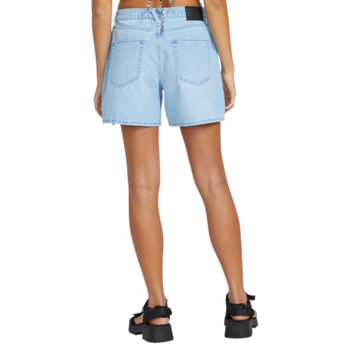 VOLCOM STONED BOYFRIEND SHORT BLUE BIRD - Image 2