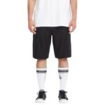 VOLCOM STRANGE TRIPPER CARGO SHORT 22 BLACK
