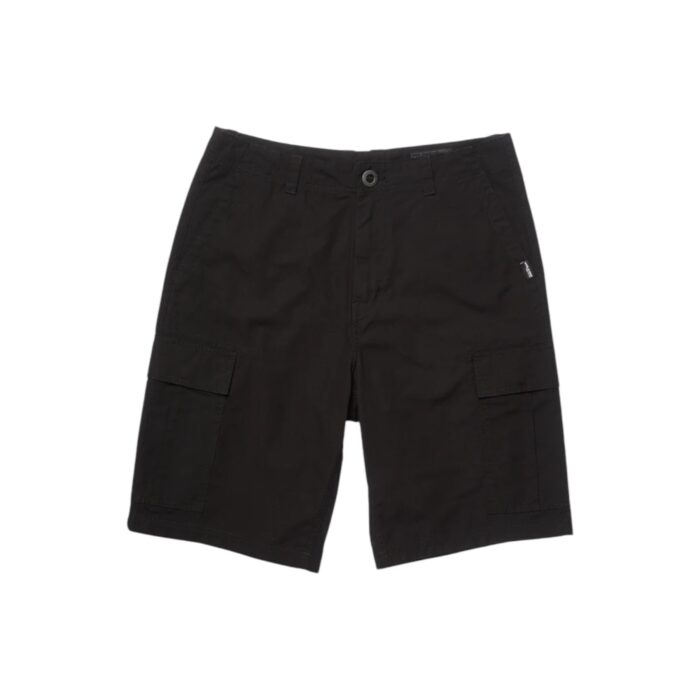 VOLCOM STRANGE TRIPPER CARGO SHORT 22 BLACK - Image 6