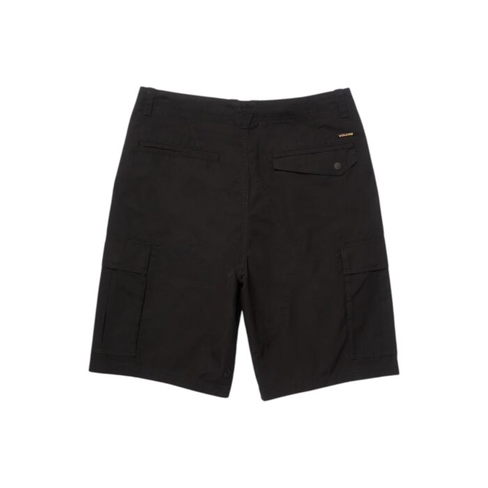 VOLCOM STRANGE TRIPPER CARGO SHORT 22 BLACK - Image 7