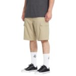 VOLCOM STRANGE TRIPPER CARGO SHORT 22 KHAKI - Image 3