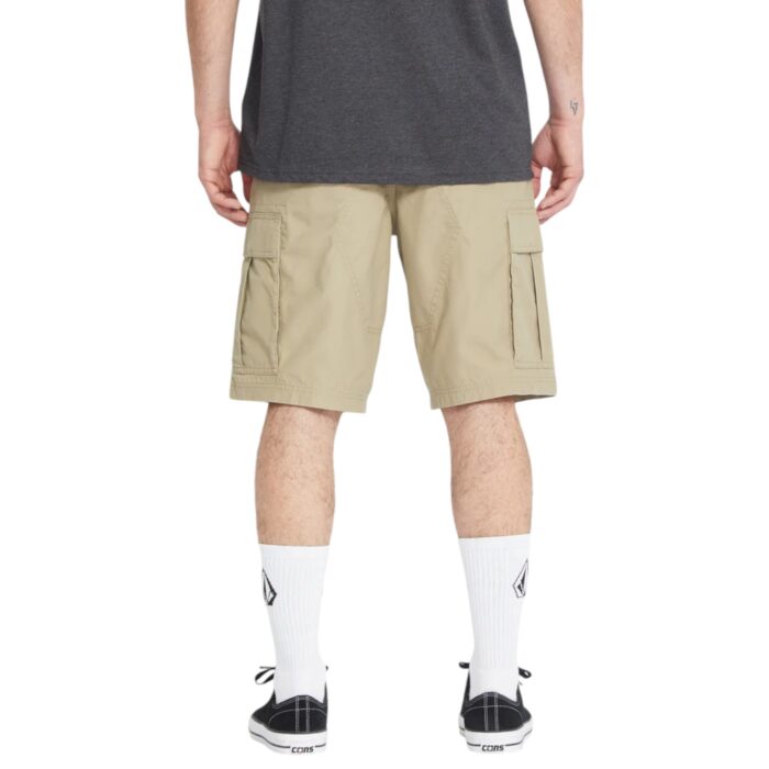 VOLCOM STRANGE TRIPPER CARGO SHORT 22 KHAKI - Image 2