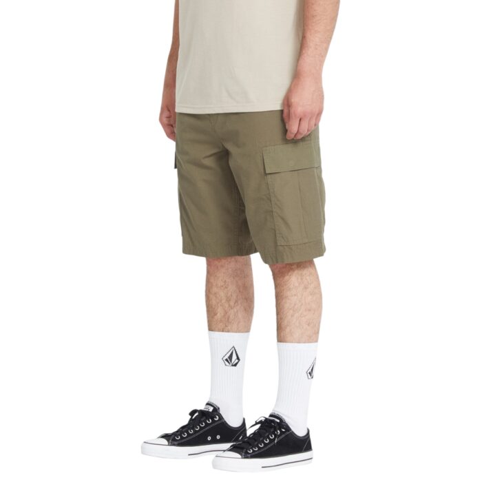VOLCOM STRANGE TRIPPER CARGO SHORT 22 WINTERMOSS - Image 6