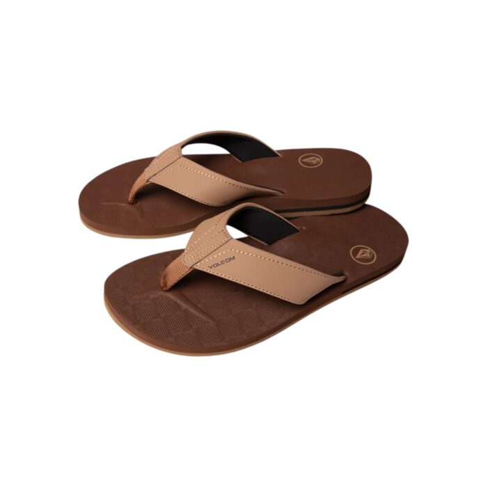 VOLCOM VICTOR SANDALS BROWN KHAKI - Image 3