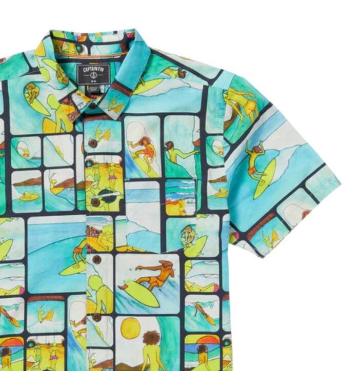 CAPTAIN FIN ADS WOVEN SHIRT MULTI - Image 3