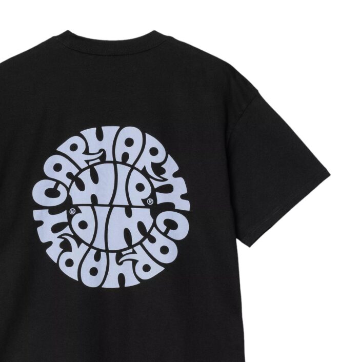 CARHARTT WIP JAZZY T-SHIRT BLACK AIR SKY - Image 3