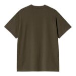 CARHARTT WIP SCRIPT EMBROIDERY T-SHIRT TURTLE AIR PINK - Image 2