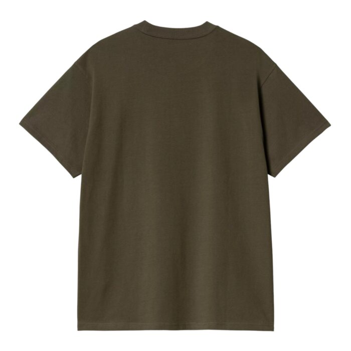 CARHARTT WIP SCRIPT EMBROIDERY T-SHIRT TURTLE AIR PINK - Image 2