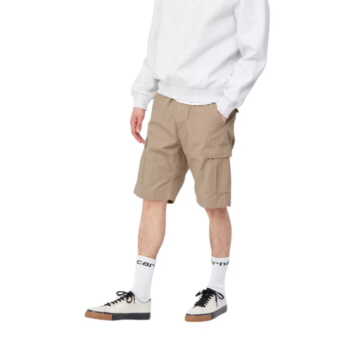 CARHARTT WIP AVIATION SHORT LEATHER RINSED - Image 3