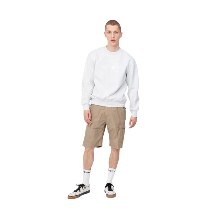 CARHARTT WIP AVIATION SHORT LEATHER RINSED - Image 4