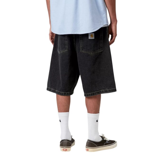 CARHARTT WIP BRANDON SHORT BLACK STONE WASHED - Image 2