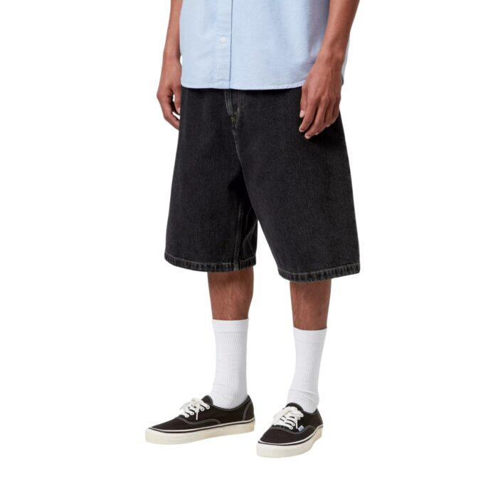 CARHARTT WIP BRANDON SHORT BLACK STONE WASHED - Image 3