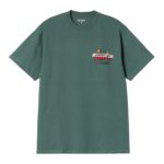 CARHARTT WIP CRAB PAINT T-SHIRT SILVER PINE