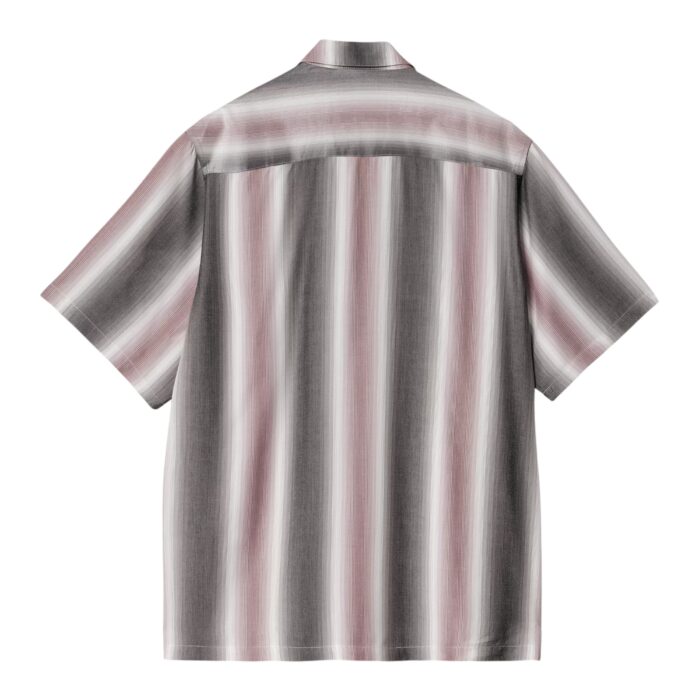 CARHARTT WIP DASHNER SHIRT DASHER STRIPE GRAPHITE WHITE - Image 2